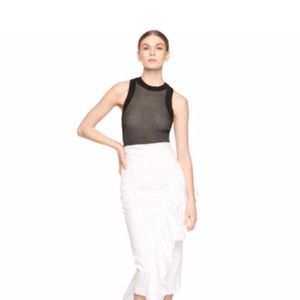 Milly Basketball Mesh Tank Top in Black